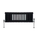 Radiateur Traditionnel à Triple Colonne – 300 x 832 mm – Noir