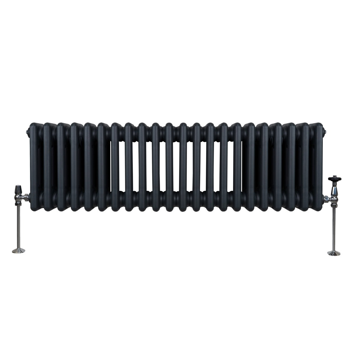 Radiateur Traditionnel à Triple Colonne – 300 x 1012 mm – Gris Anthracite