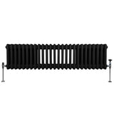 Radiateur Traditionnel à Triple Colonne – 300 x 1192 mm – Noir