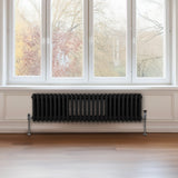 Radiateur Traditionnel à Triple Colonne – 300 x 1192 mm – Noir