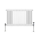 Radiateur Traditionnel à Triple Colonne – 600 x 832 mm – Blanc