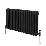 Radiateur Traditionnel à Triple Colonne – 600 x 832 mm – Noir