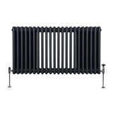 Radiateur Traditionnel à Triple Colonne – 600 x 1012 mm – Gris Anthracite