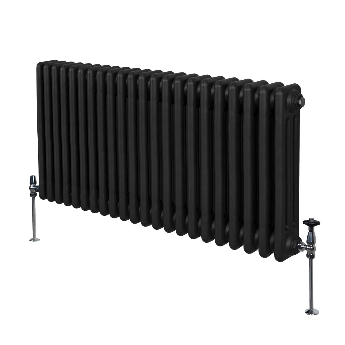 Radiateur Traditionnel à Triple Colonne – 600 x 1012 mm – Noir