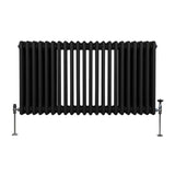 Radiateur Traditionnel à Triple Colonne – 600 x 1012 mm – Noir