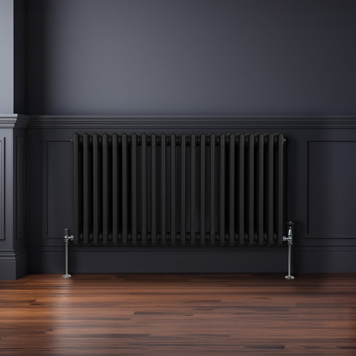 Radiateur Traditionnel à Triple Colonne – 600 x 1012 mm – Noir