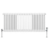 Radiateur Traditionnel à Triple Colonne – 600 x 1192 mm – Blanc