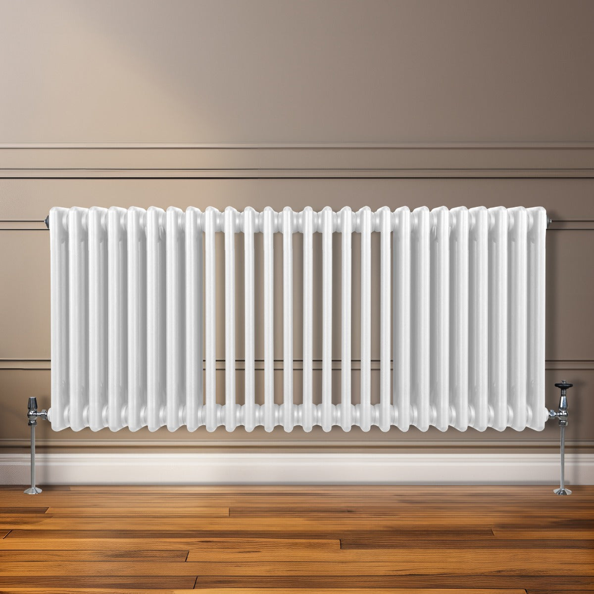 Radiateur Traditionnel à Triple Colonne – 600 x 1192 mm – Blanc