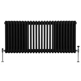 Radiateur Traditionnel à Triple Colonne – 600 x 1192 mm – Noir