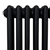 Radiateur Traditionnel à Triple Colonne – 600 x 1192 mm – Noir