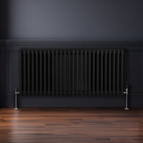 Radiateur Traditionnel à Triple Colonne – 600 x 1192 mm – Noir