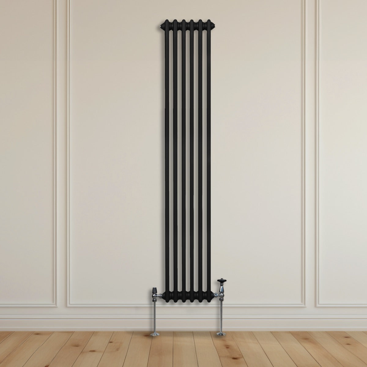 Radiateur Traditionnel à Triple Colonne – 1800 x 292 mm – Noir