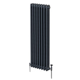 Radiateur Traditionnel à Triple Colonne – 1800 x 382 mm – Gris Anthracite