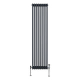 Radiateur Traditionnel à Triple Colonne – 1800 x 382 mm – Gris Anthracite