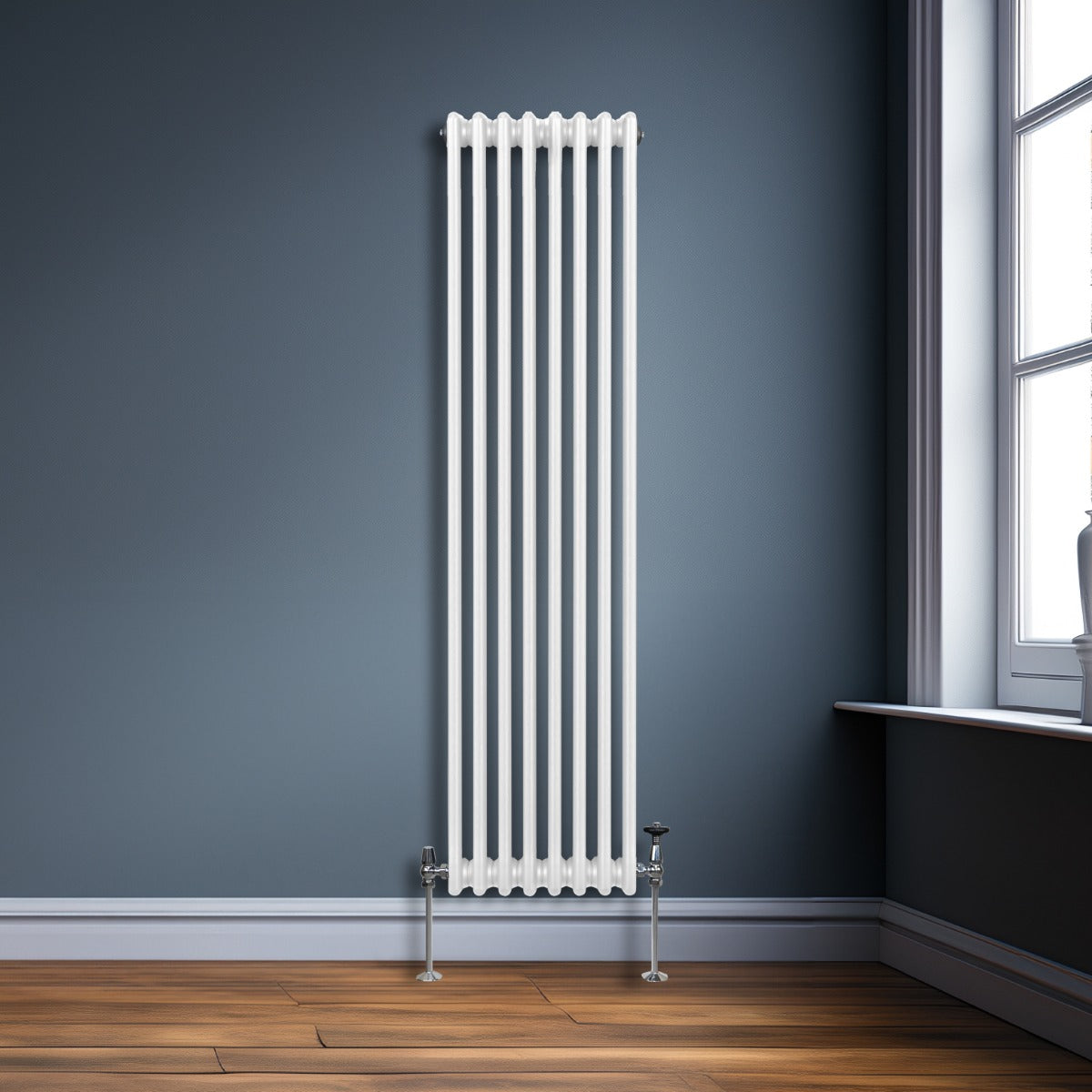 Radiateur Traditionnel à Triple Colonne – 1800 x 382 mm – Blanc