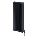 Radiateur Traditionnel à Triple Colonne – 1800 x 472 mm – Gris Anthracite