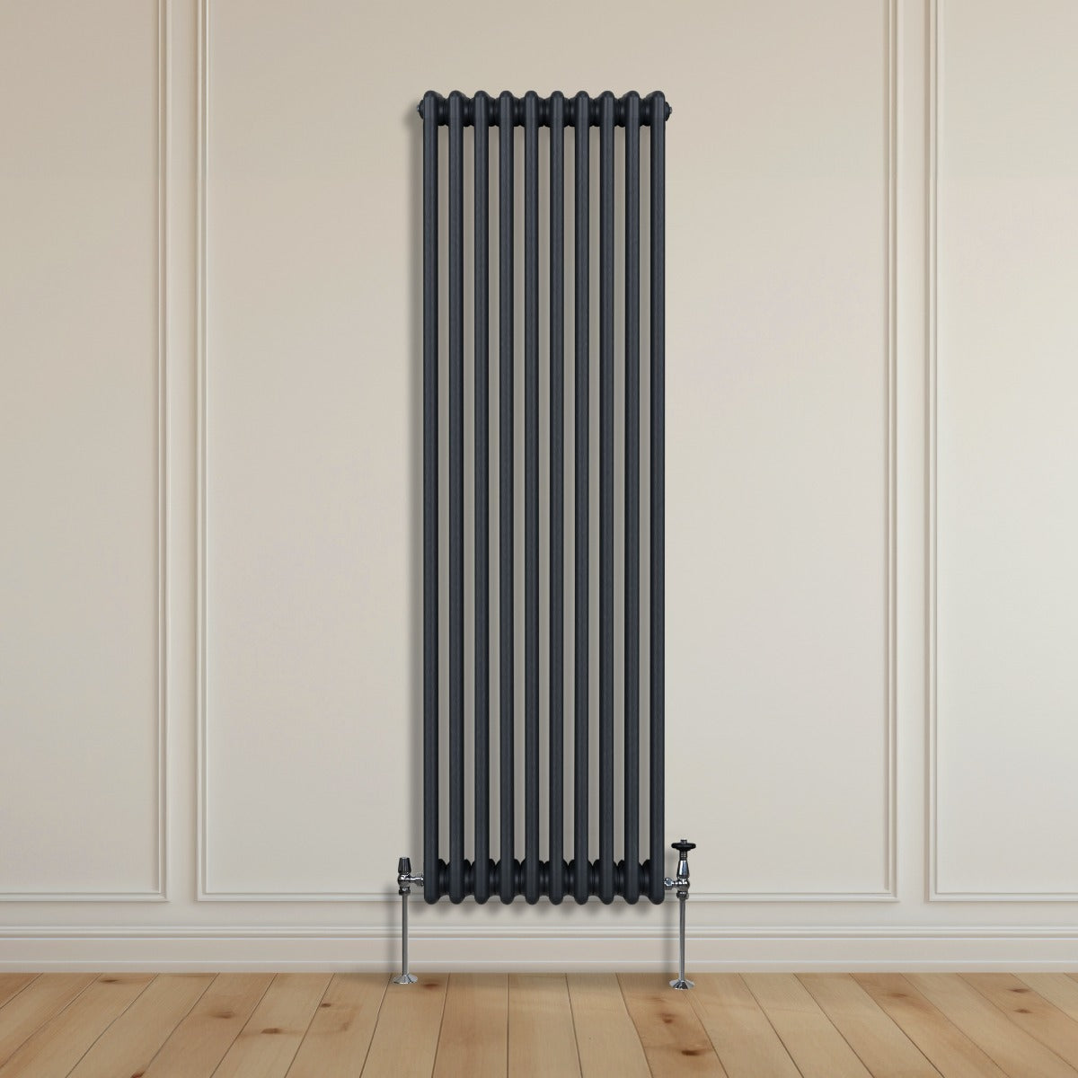 Radiateur Traditionnel à Triple Colonne – 1800 x 472 mm – Gris Anthracite