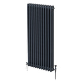 Radiateur Traditionnel à Triple Colonne – 1800 x 562 mm – Gris Anthracite