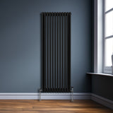 Radiateur Traditionnel à Triple Colonne – 1800 x 562 mm – Noir