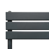 Radiateur Sèche-Serviettes à Panneau Plat – 1200mm x 450mm – Gris Anthracite