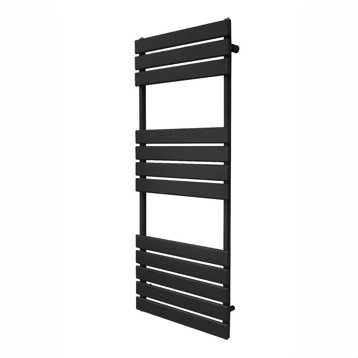 Radiateur Sèche-Serviettes à Panneau Plat – 1200mm x 450mm – Noir