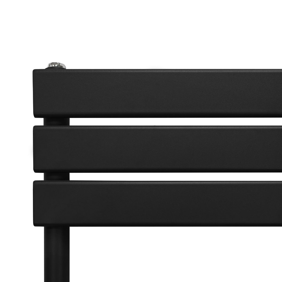 Radiateur Sèche-Serviettes à Panneau Plat – 1200mm x 450mm – Noir