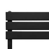 Radiateur Sèche-Serviettes à Panneau Plat – 1200mm x 450mm – Noir