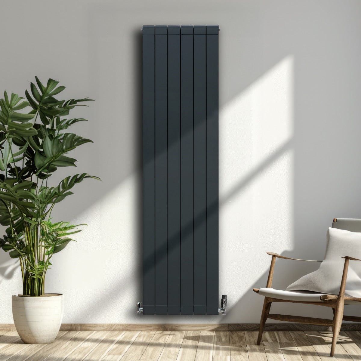 Radiateur en Aluminium - 1800mm x 475mm – Gris Anthracite