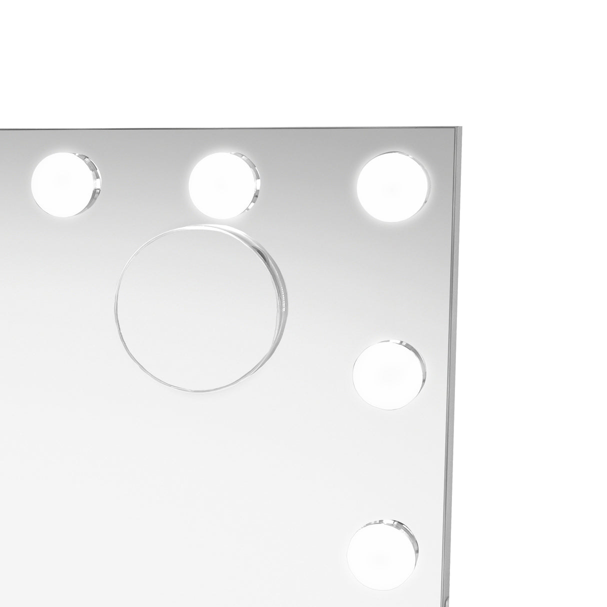 Miroir LED Bluetooth - 58 x 46cm