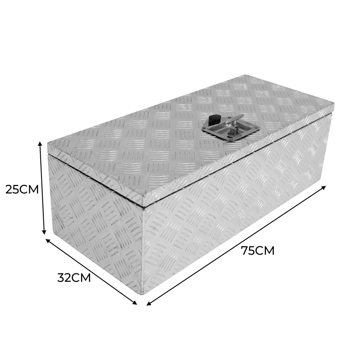 Caisse à Outils en Aluminium 60L - Moyenne