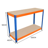 Établi à 2 Niveaux S-Rax - 120 x 45 x 90 cm