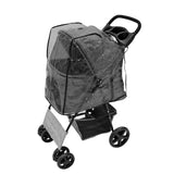 Poussette pour Animal de Compagnie et Sac Caddy – Gris tissé