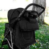 Sac Caddy pour Poussette pour Animaux de Compagnie Noir