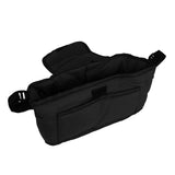 Sac Caddy pour Poussette pour Animaux de Compagnie Noir