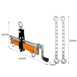 Ensemble de grue hydraulique pour moteurs de 1 tonne et équilibrateur de charge