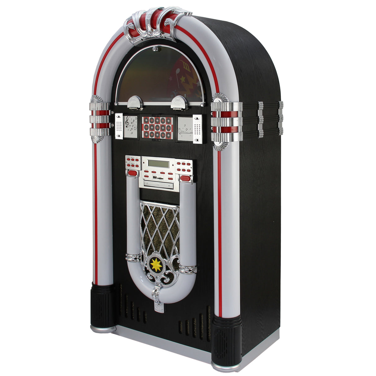 Juke-box Tourne-Disque & Porte-CD INCLUS