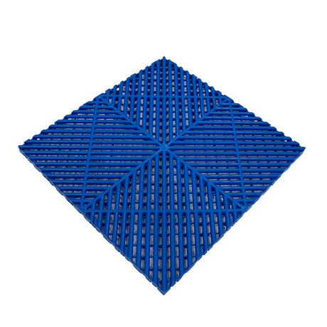 Carrelage de Sol Ventilé Pour Garage x120 Avec Bordure (Bleu)