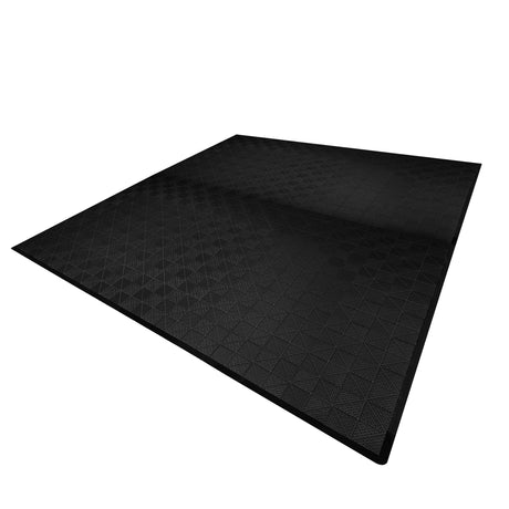 Carrelage de Sol Ventilé Pour Garage x225 Avec Bordure (Noir)