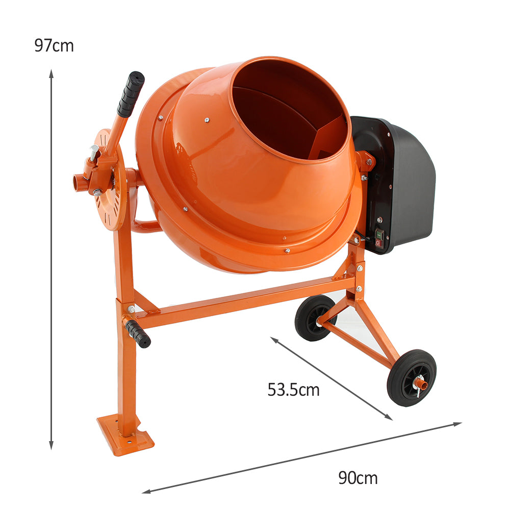 T-Mech Bétonnière Électrique Portable 70 Litres