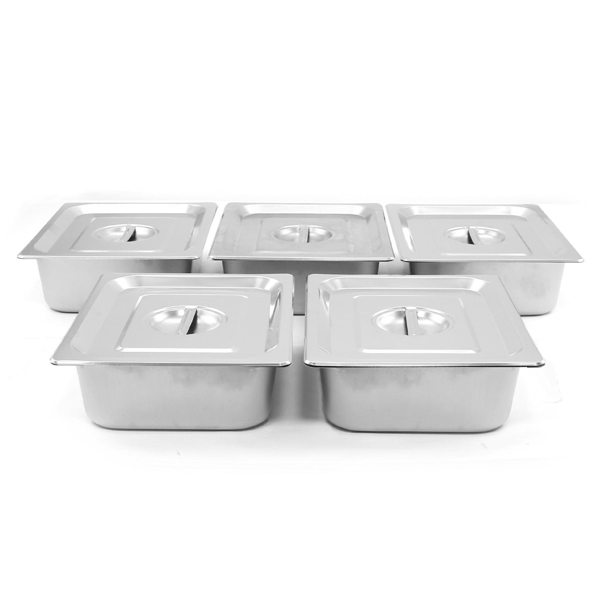 KuKoo Vitrine Bain Marie Professionnel à 5 Bacs