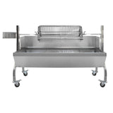 KuKoo Rôtissoire INOX pour 90kg de Viandes avec Grill de Rôtissage