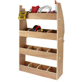 11m² Doublure Intérieure Feutre Noir & Rangement MDF pour Berlingo