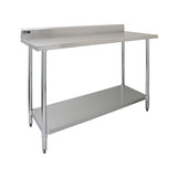 Table de Travail pour Cuisine en Inox - 120 cm