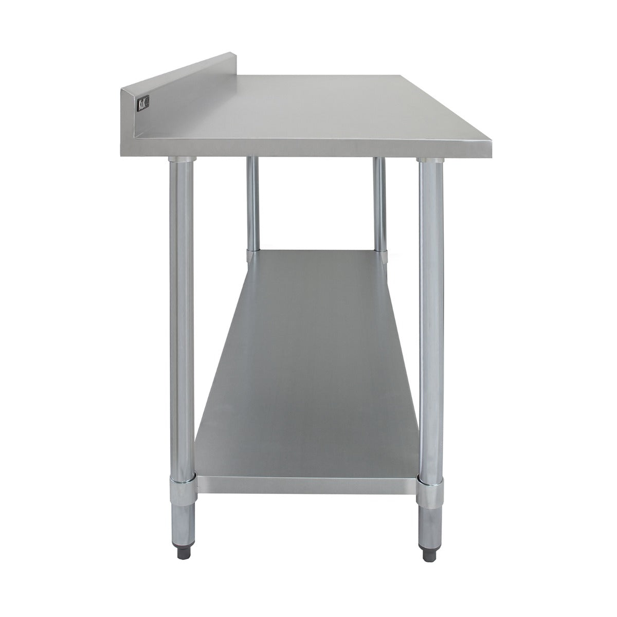 Table de Travail pour Cuisine en Inox - 120 cm