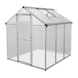 Serre de Jardin en Polycarbonate Grise - 180 x 180 cm