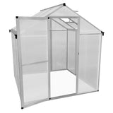 Serre de Jardin en Polycarbonate Grise - 180 x 180 cm