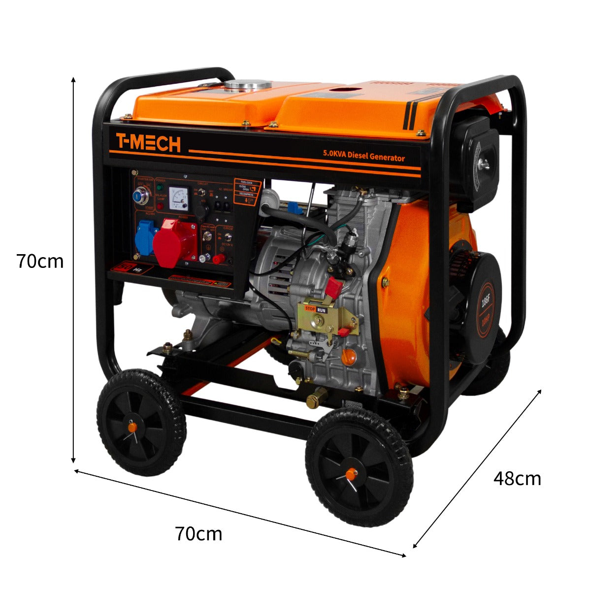 Générateur Diesel 5KvA à Cadre ouvert T-Mech