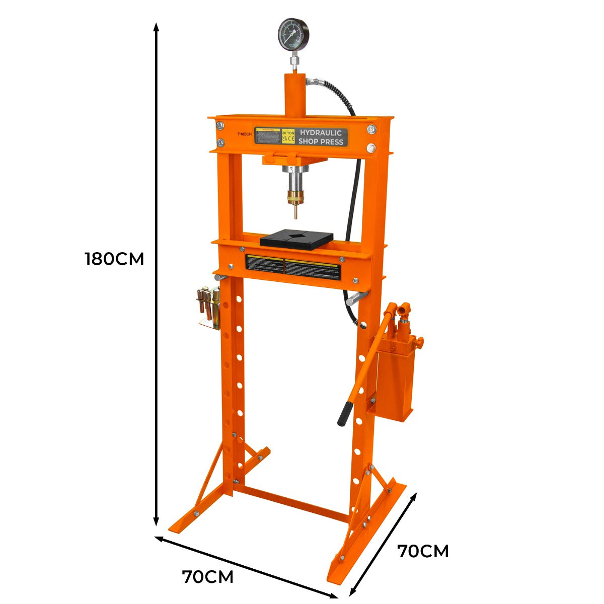 Presse Hydraulique d'Atelier Sur Pieds - 20 Tonnes