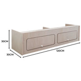 Armoire de Rangement MDF pour Camping-Car  – 120cm x 30cm x 30cm