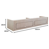 Armoire de Rangement MDF pour Camping-Car  – 120cm x 25cm x 25cm